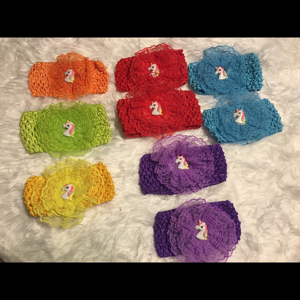 Unicorn headbands 3 styles